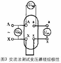 变压器极性及接线组别的测试