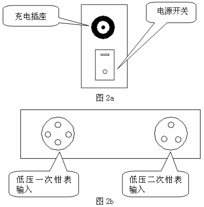 高压CT变比测试仪接线端口示意图